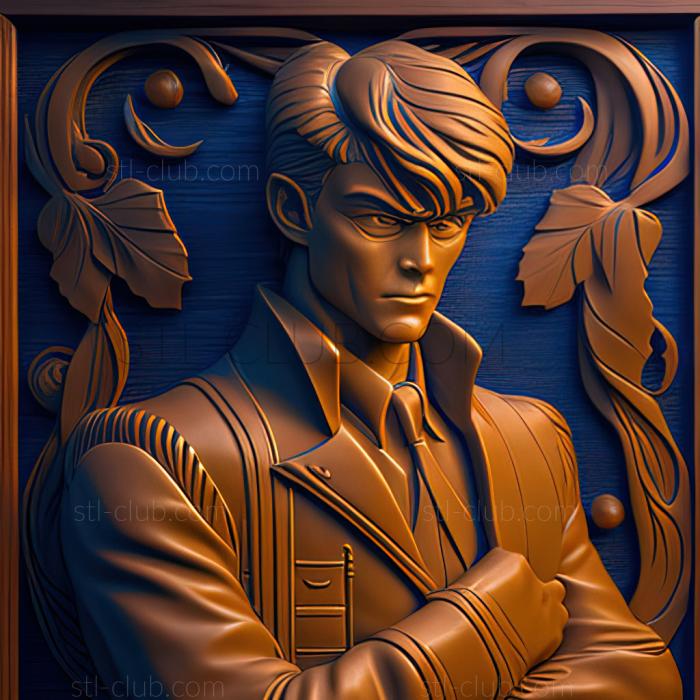 3D model Detective Conan The Fist of the Blue Sapphire anime (STL)